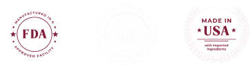 FDA registered, GMP certified, Made in USA